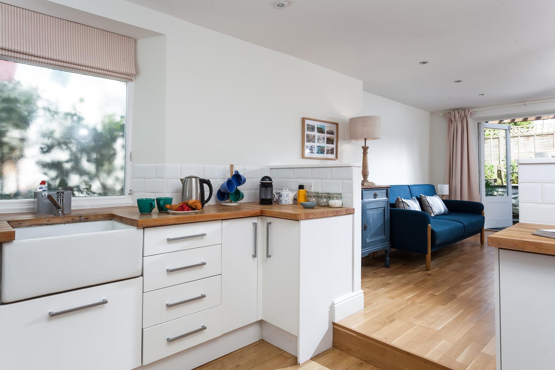 Prepare a hearty breakfast of fresh pastries to start the day.