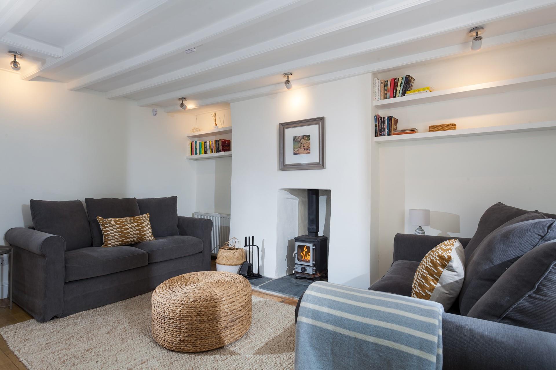 Sink into the plush sofa together and take part in some friendly rivalry with some board games.