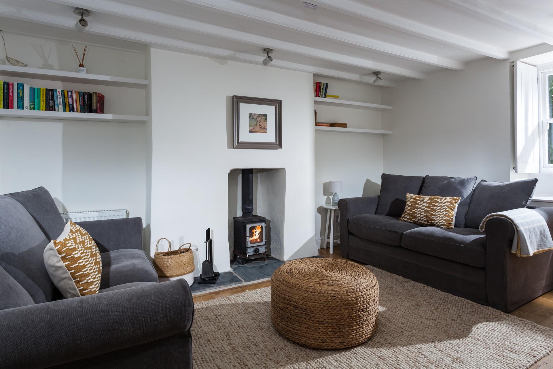 Light the woodburner and snuggle up in the chilly winter months after a blustery stroll.