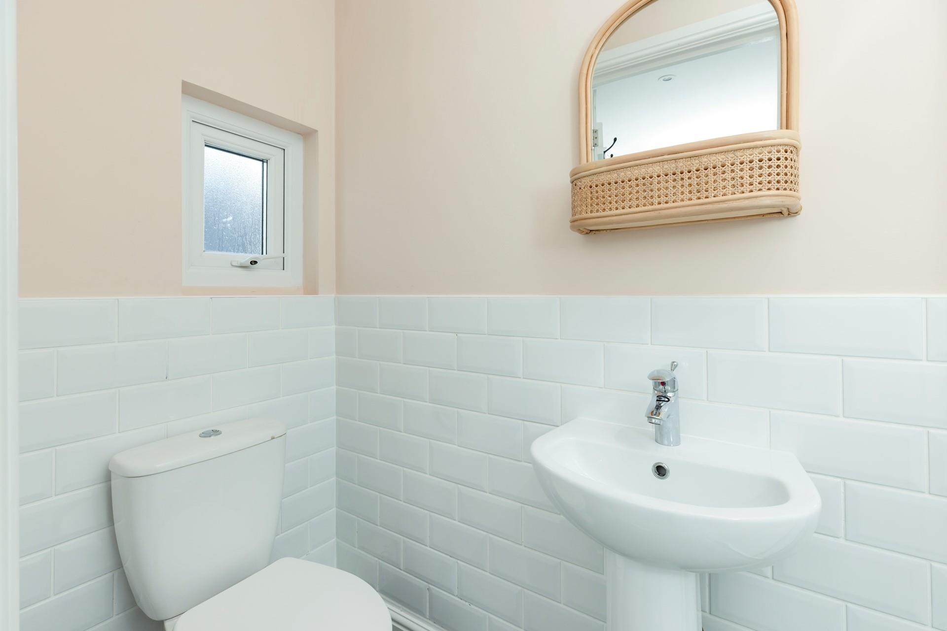 Get ready for the day in the shower room.