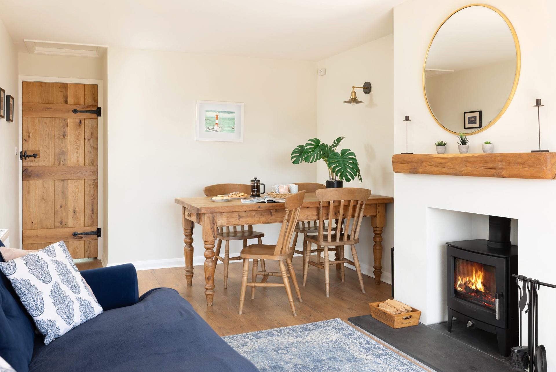 Gather around the dining table and spend quality time together.