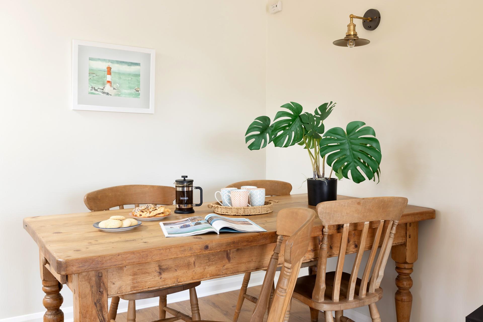 Enjoy slow mornings with hot coffee and a delicious breakfast.