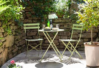 Come back after a day on the beach to sit in the suntrap garden.