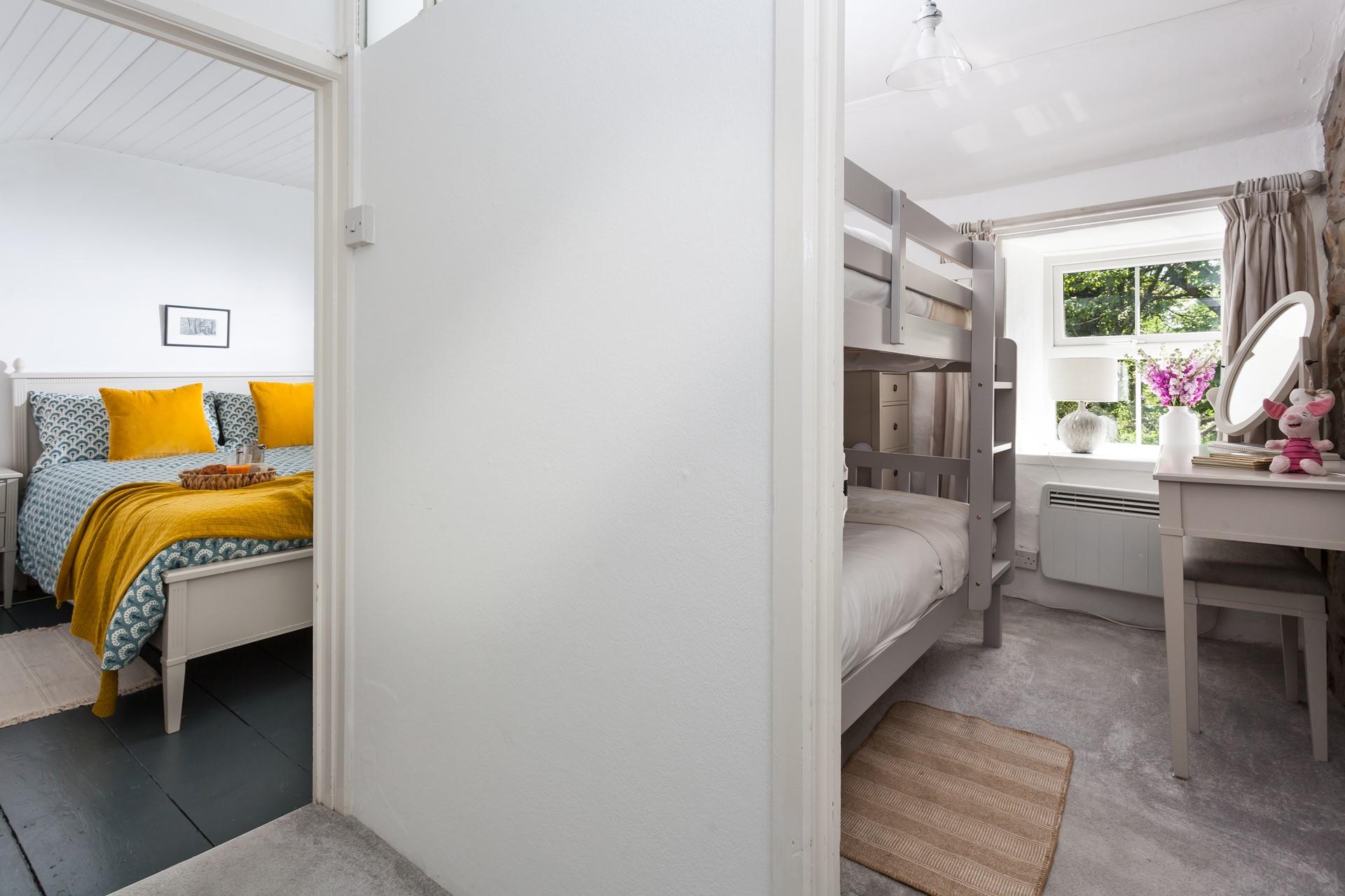 The bunk beds are perfect for the little ones.