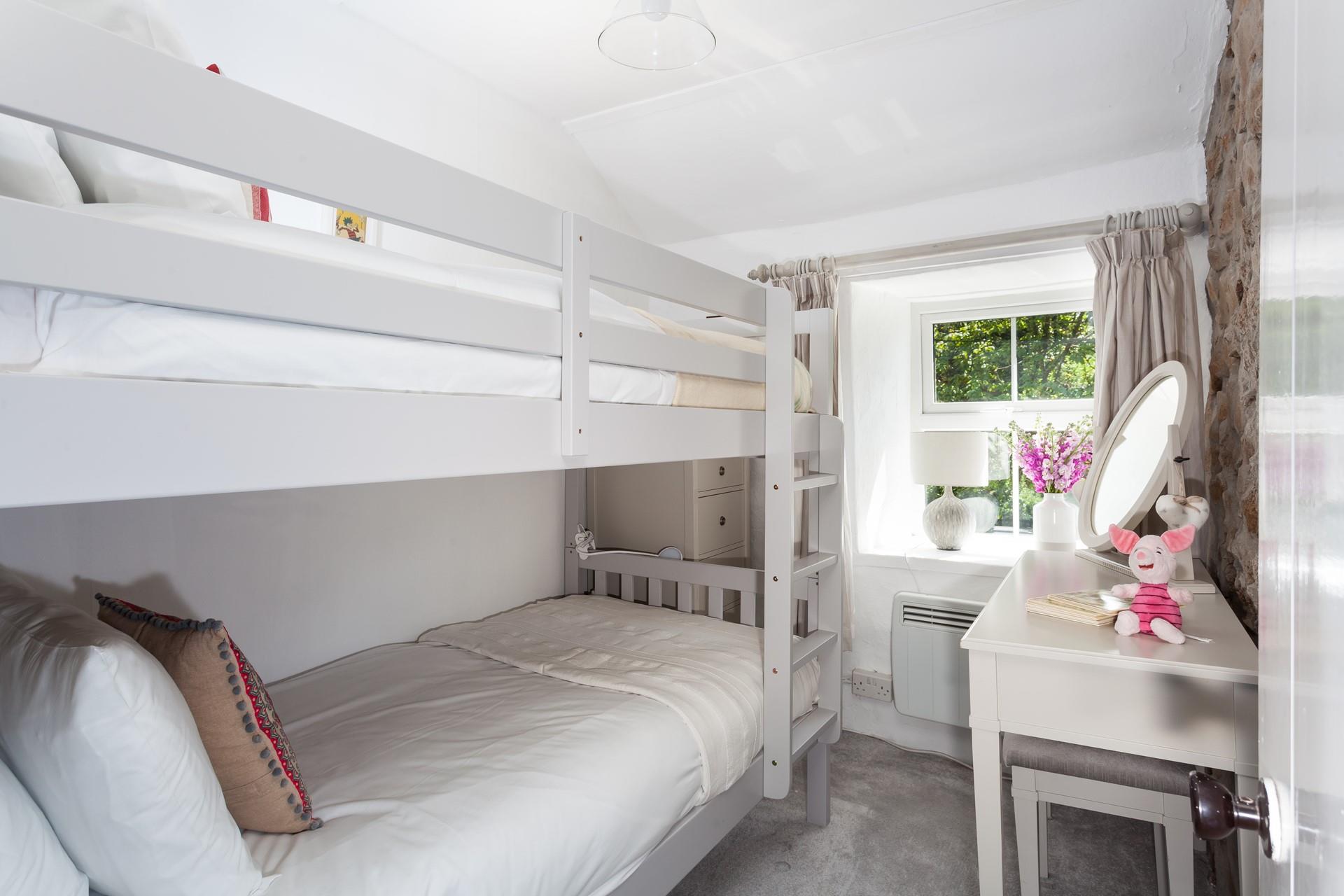 Tuck the kids into bed before retiring to the sitting room to the warmth of the woodburner.