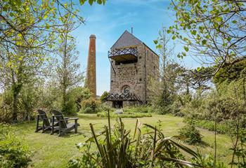 The Engine House is nestled in the leafy countryside surrounded by nature.