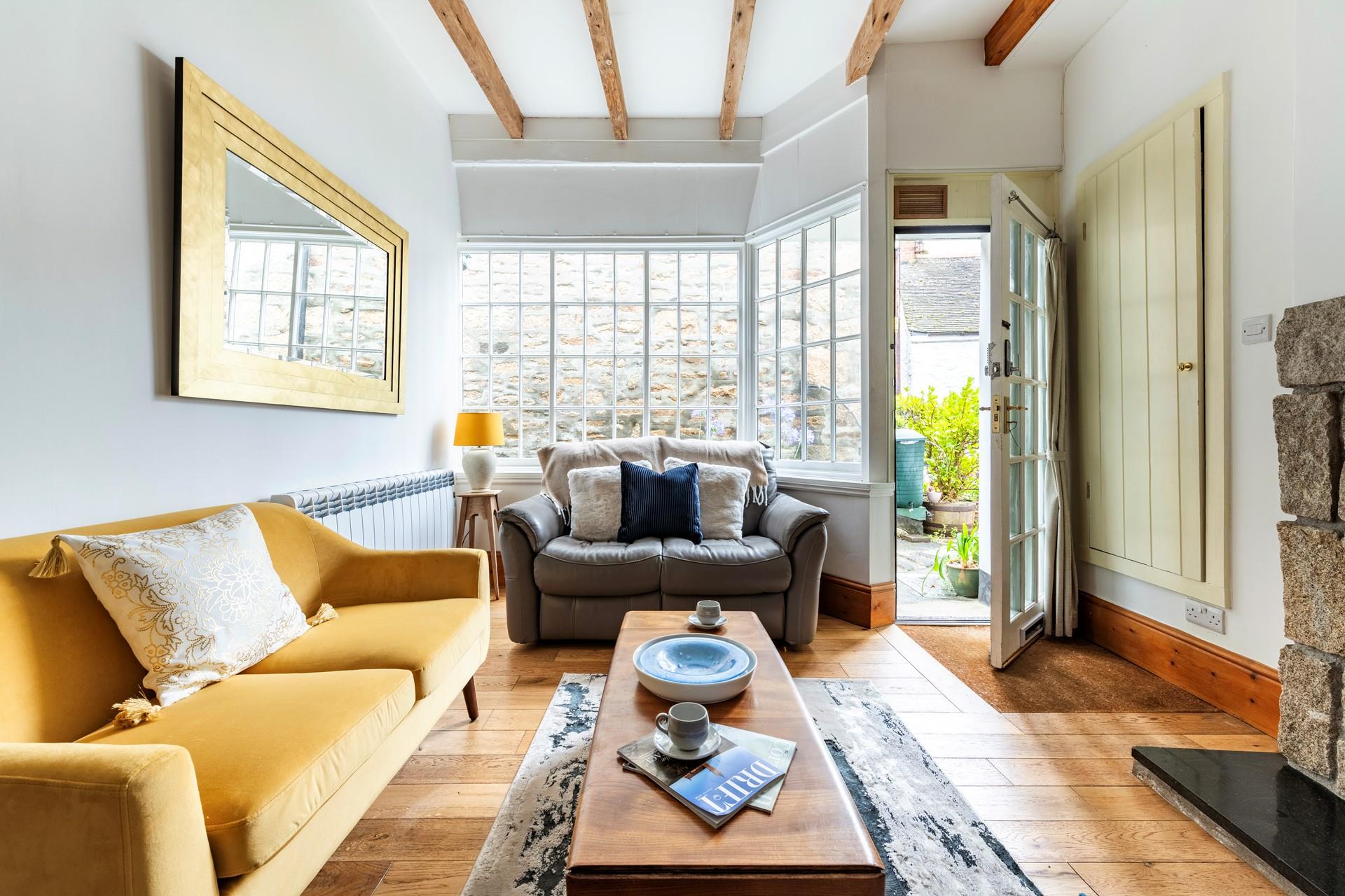 Sink into the plush sofa after a day on the beach and sink into relaxation mode.