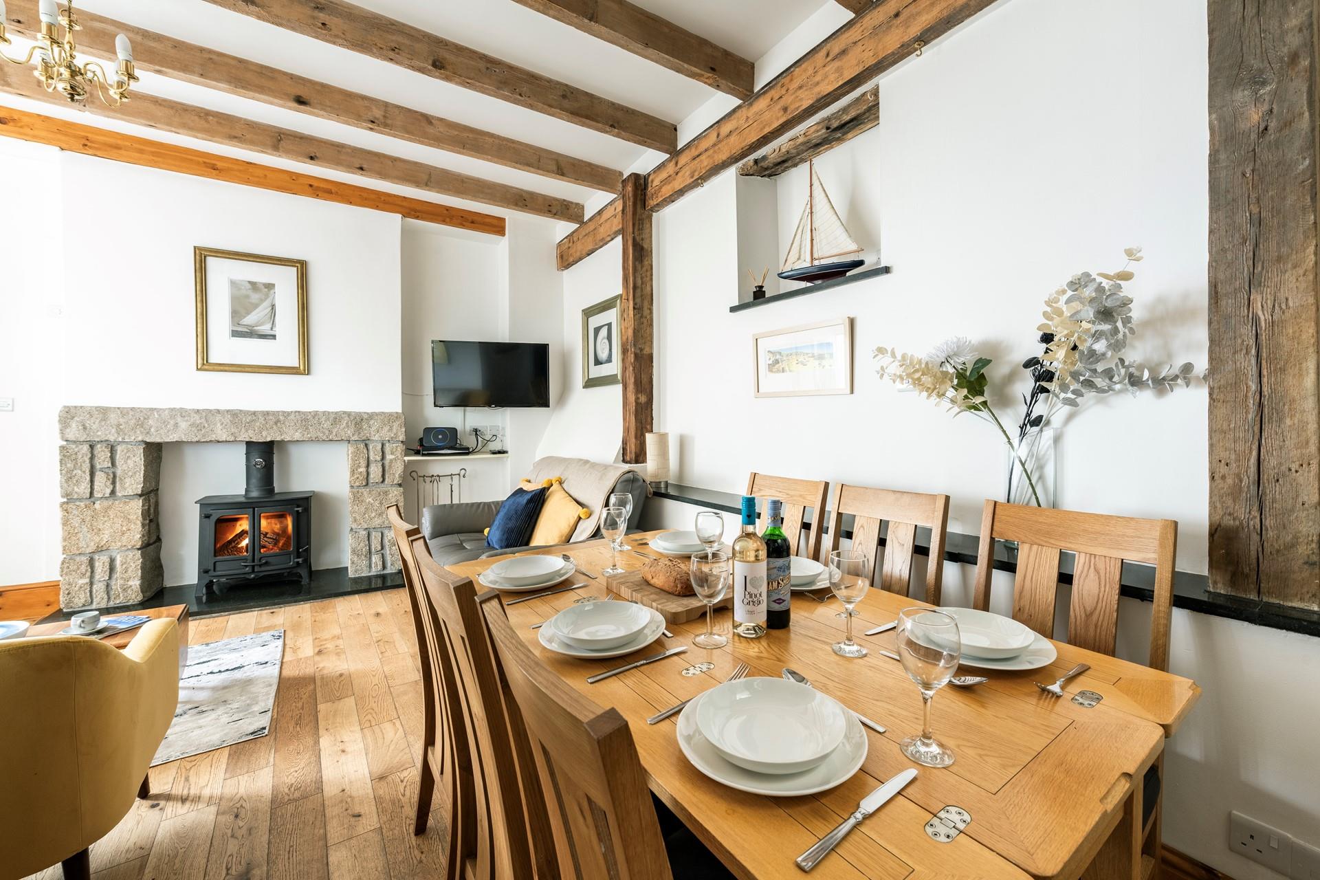 Tuck into a tasty feast in the evening full of locally bought ingredients.