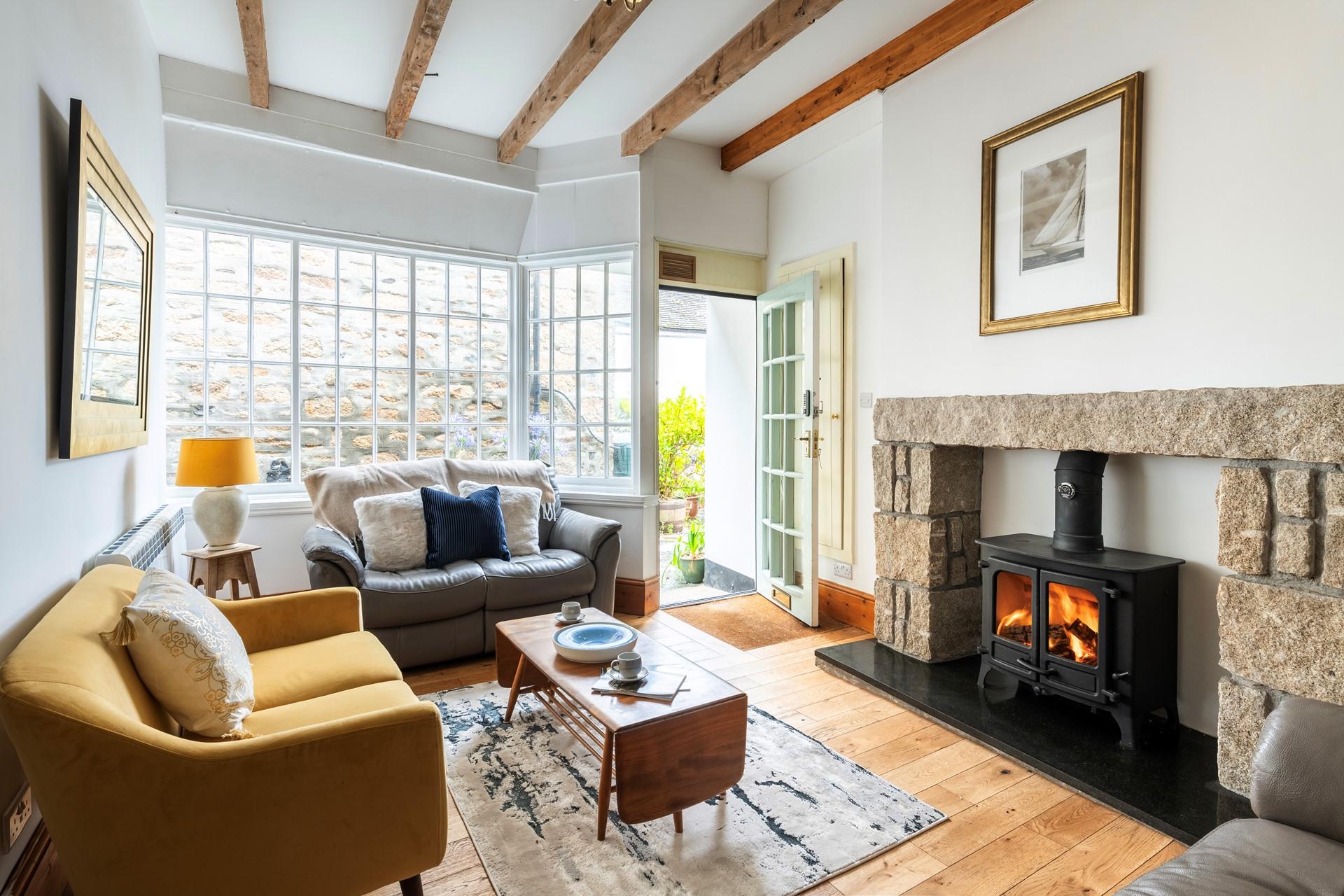 Snuggle up in front of the woodburner after an evening stroll around the picturesque village.
