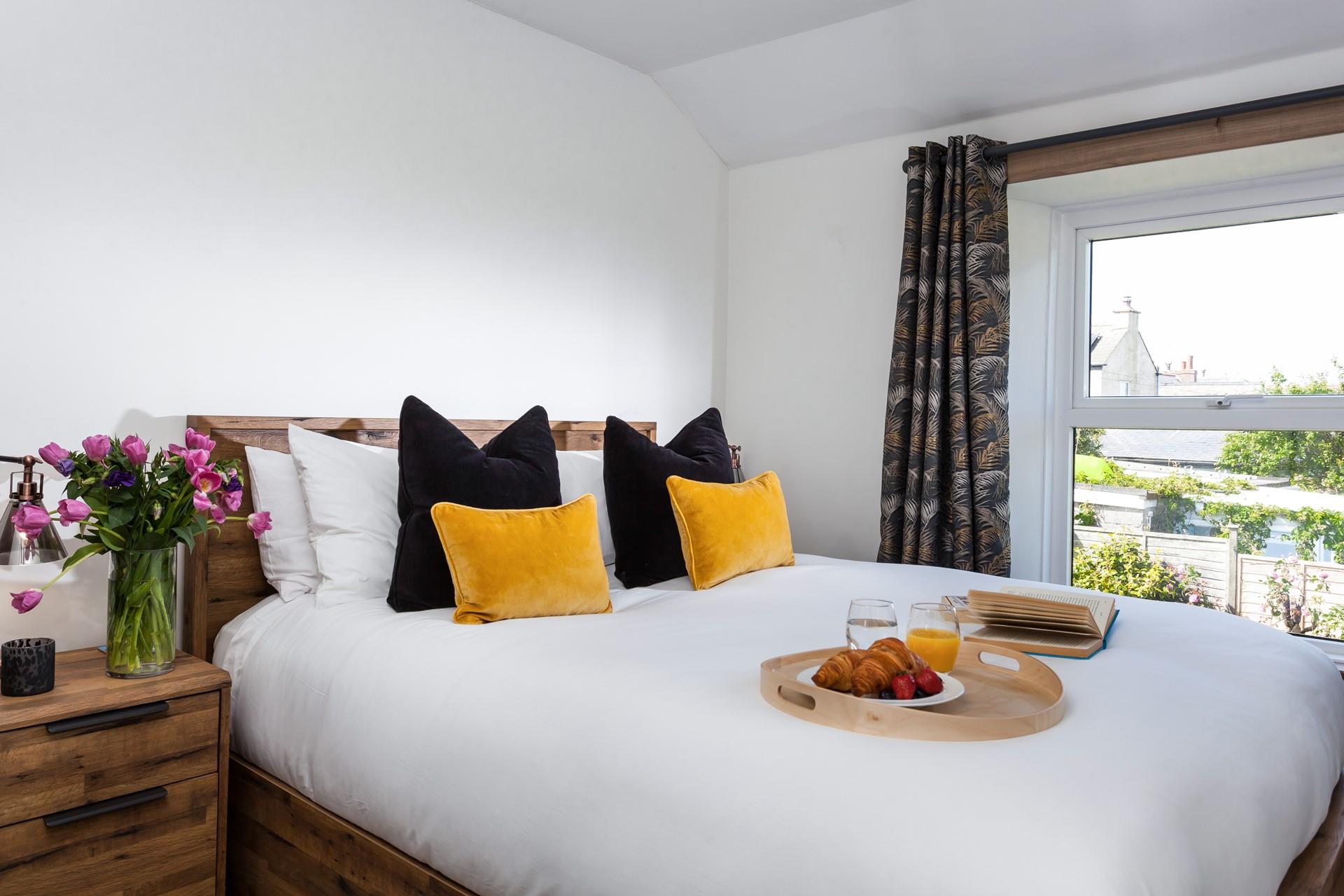 Treat yourself to an indulgent breakfast in bed, you are on holiday after all.