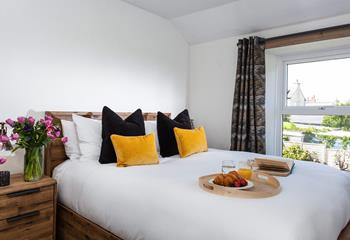 Treat yourself to an indulgent breakfast in bed, you are on holiday after all.
