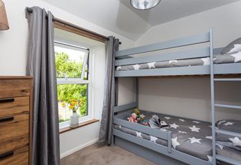Kids will love the bunk beds!