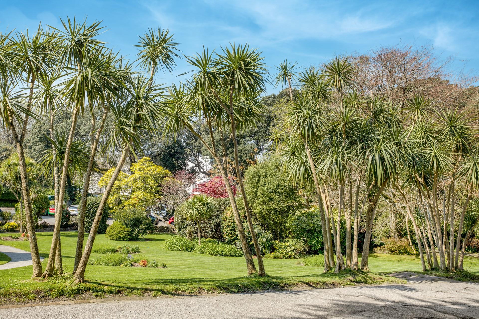 Enjoy beautiful views of the gardens of The Falmouth Hotel, where Rockpool is located.