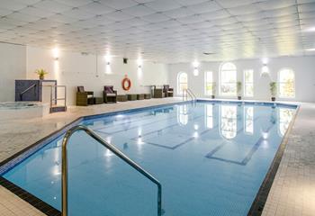 Take a dip in the indoor pool at The Falmouth Hotel.