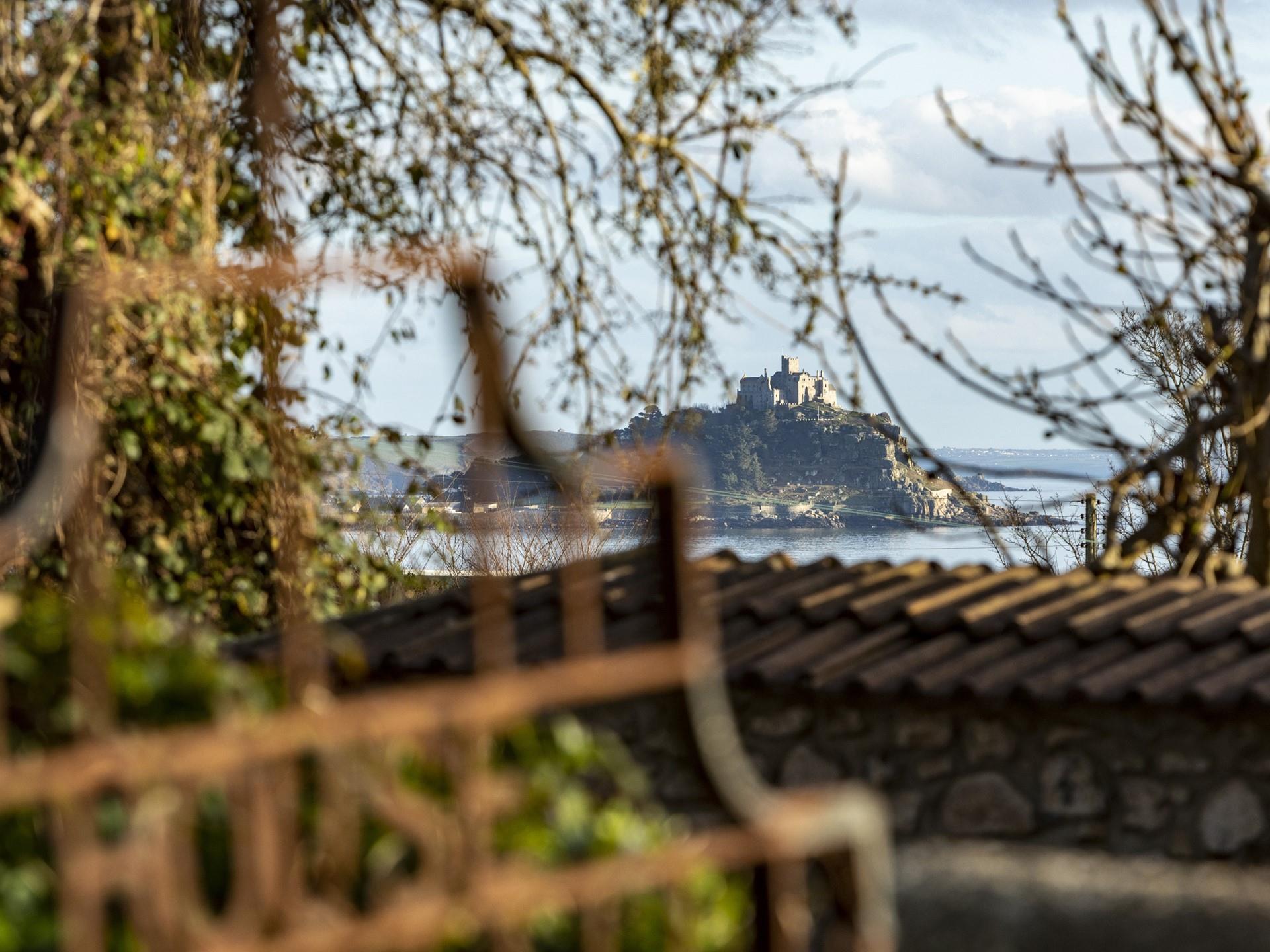 Enjoy views of St Michael's Mount from the cottage.