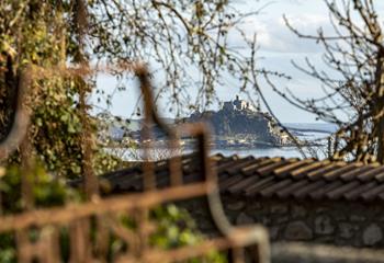 Enjoy views of St Michael's Mount from the cottage.