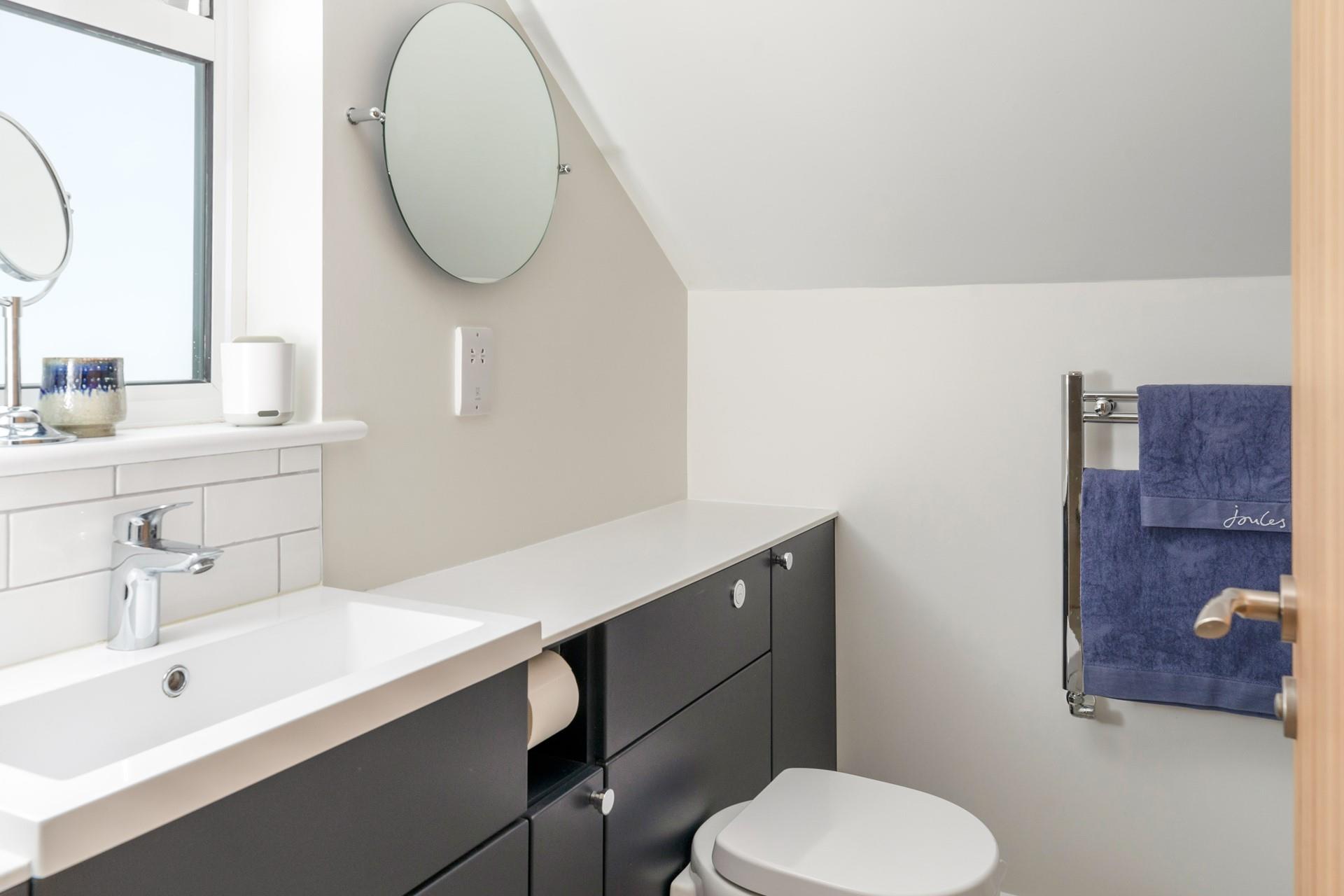 Wake up with an invigorating shower.