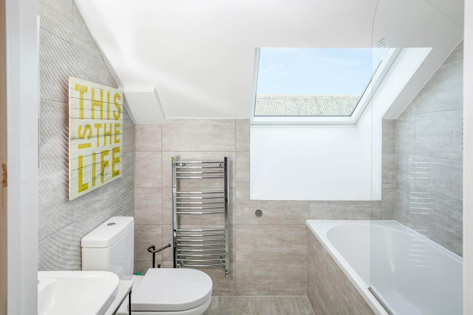 Run a bath after walking the incredibly scenic coast path into St Ives and soak in the bubbles.