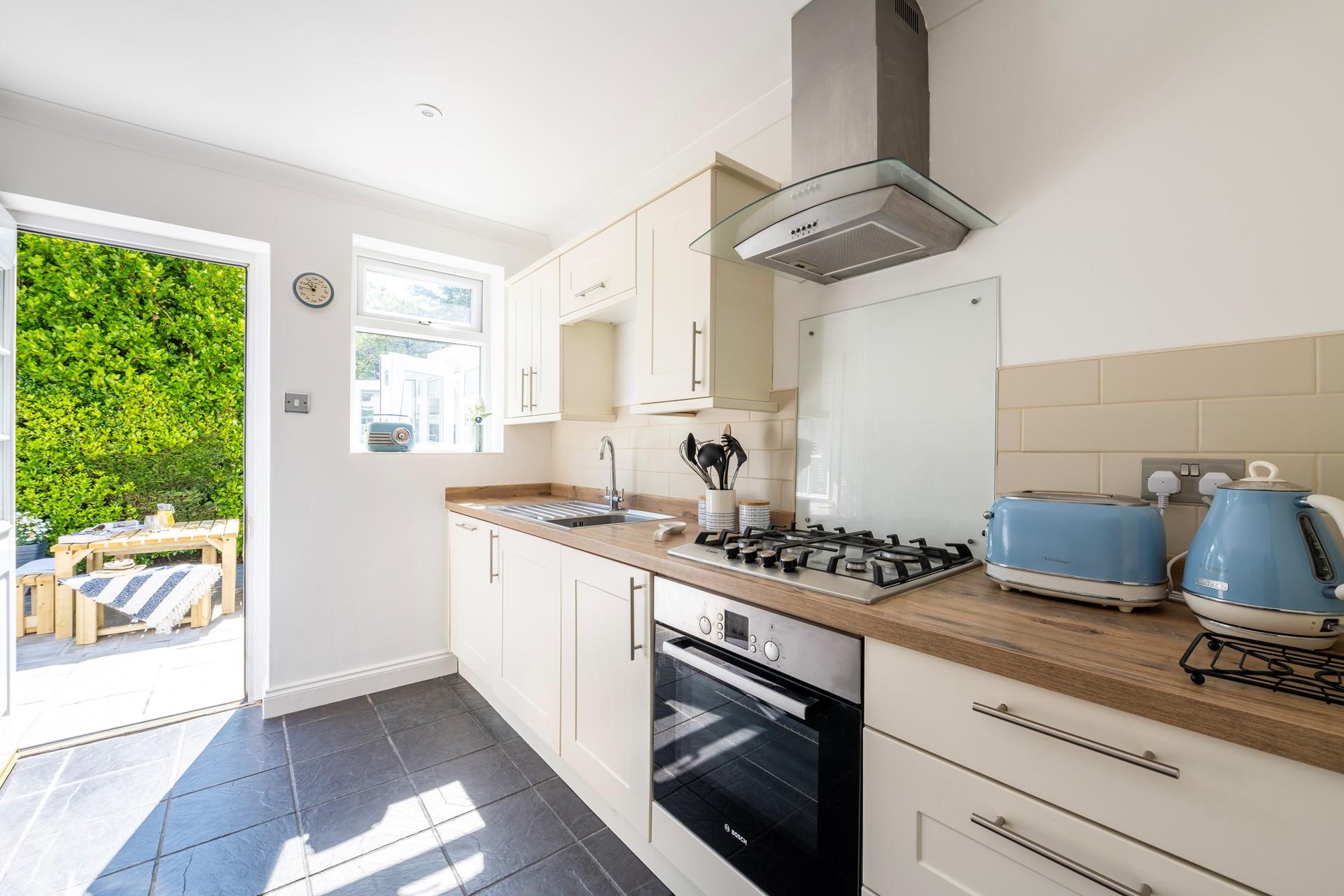 Open the door to let the summer breeze through while rustling up a delicious breakfast.