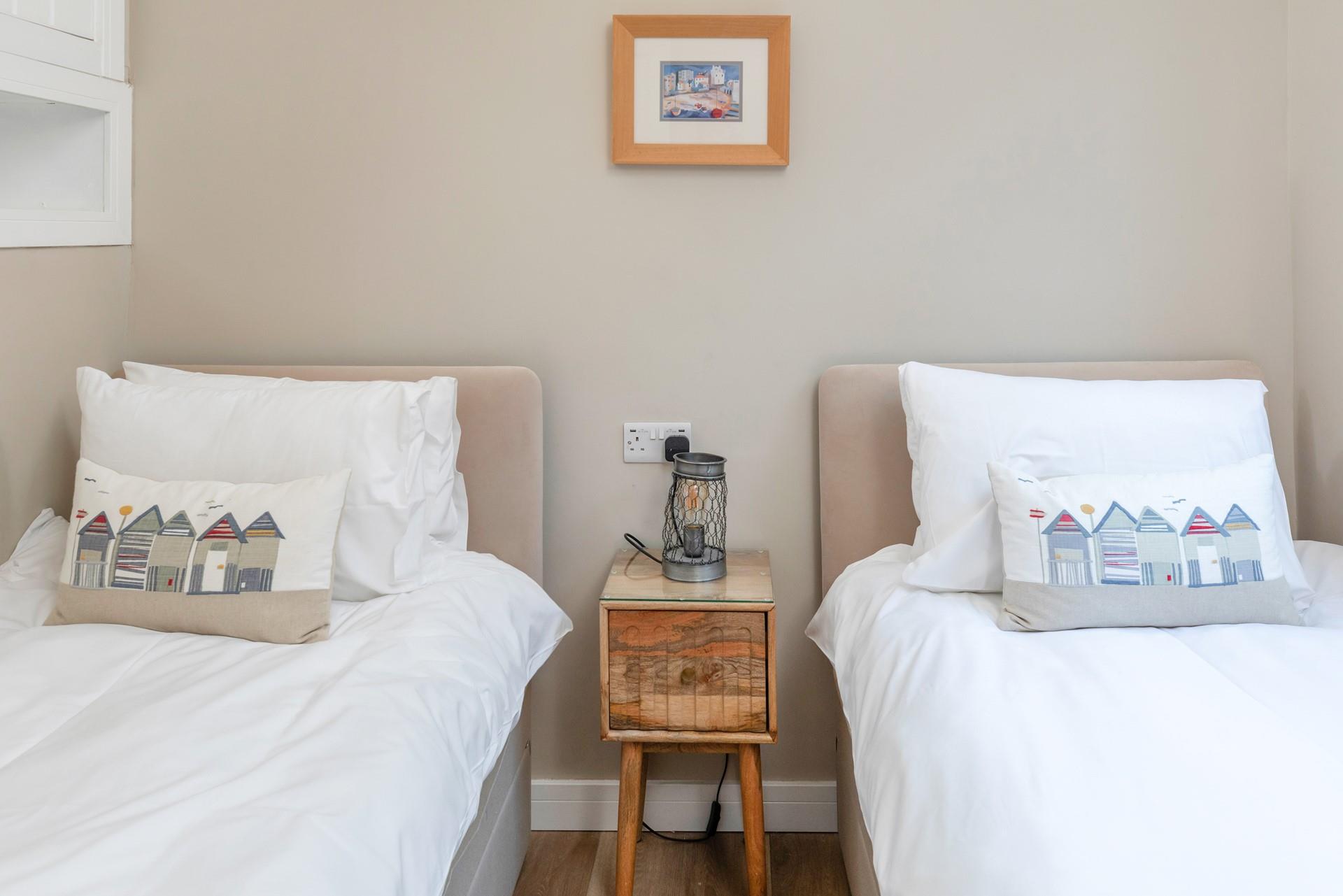 Settle into the soft sheets and drift off exhausted from the day's adventure.