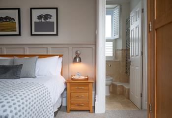 There's a handy en suite in the king bedroom.