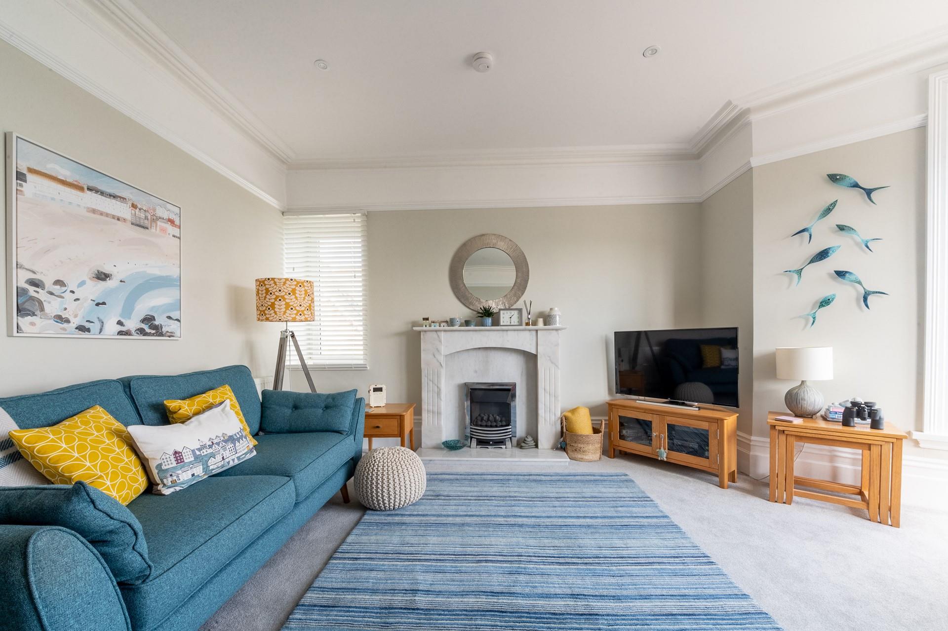 Put your feet up and enjoy the view from the comfort of the sofa.