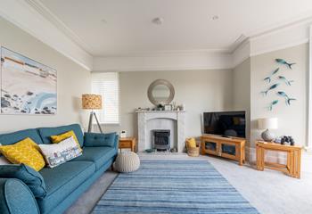 Put your feet up and enjoy the view from the comfort of the sofa.