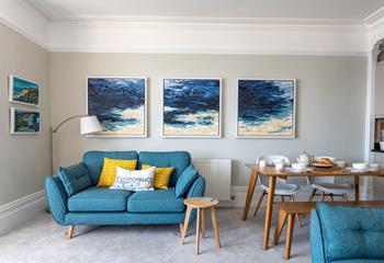 Open plan living means you can spend quality time together as a family.