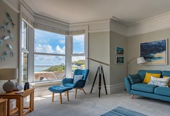 Stunning far-reaching views of St Ives Bay await at 4 Lyonesse.
