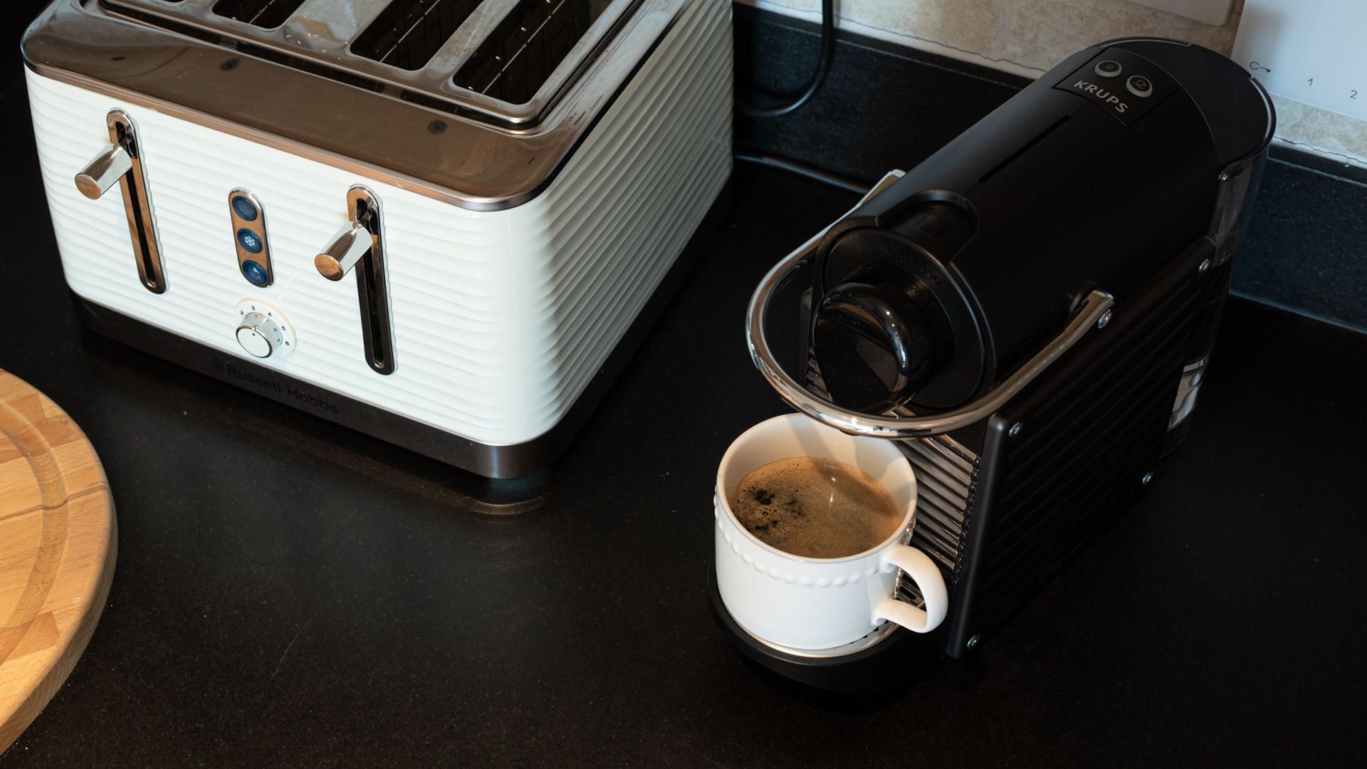 Sip your morning coffee before heading out to wander the pretty streets of St Ives.