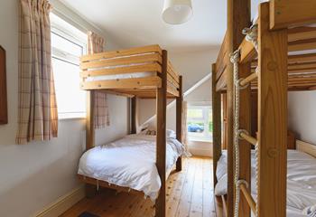 The kids will love the bunk beds in bedroom 4!