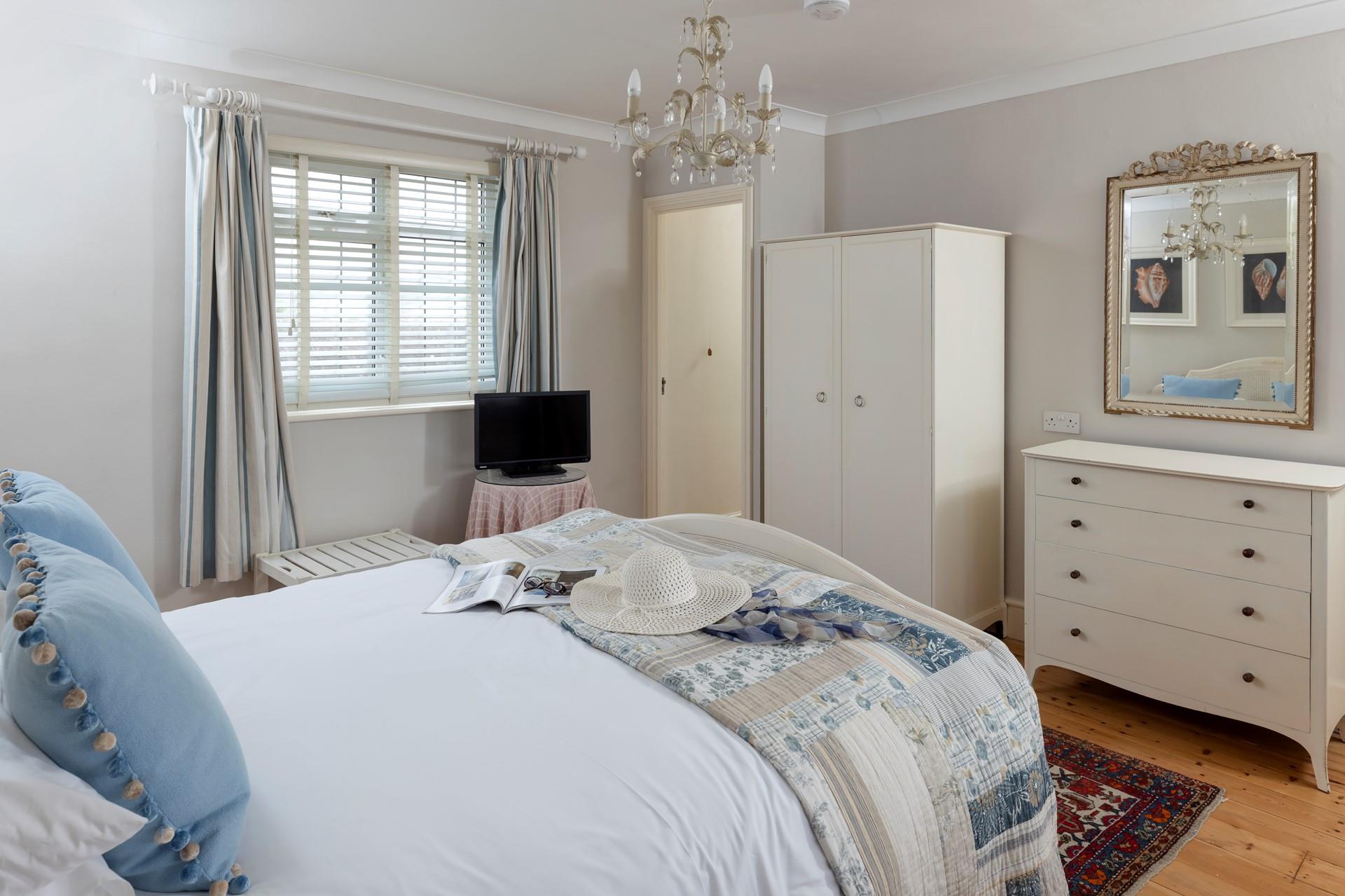 There is plenty of wardrobe space in the bedrooms.