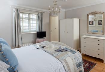 There is plenty of wardrobe space in the bedrooms.