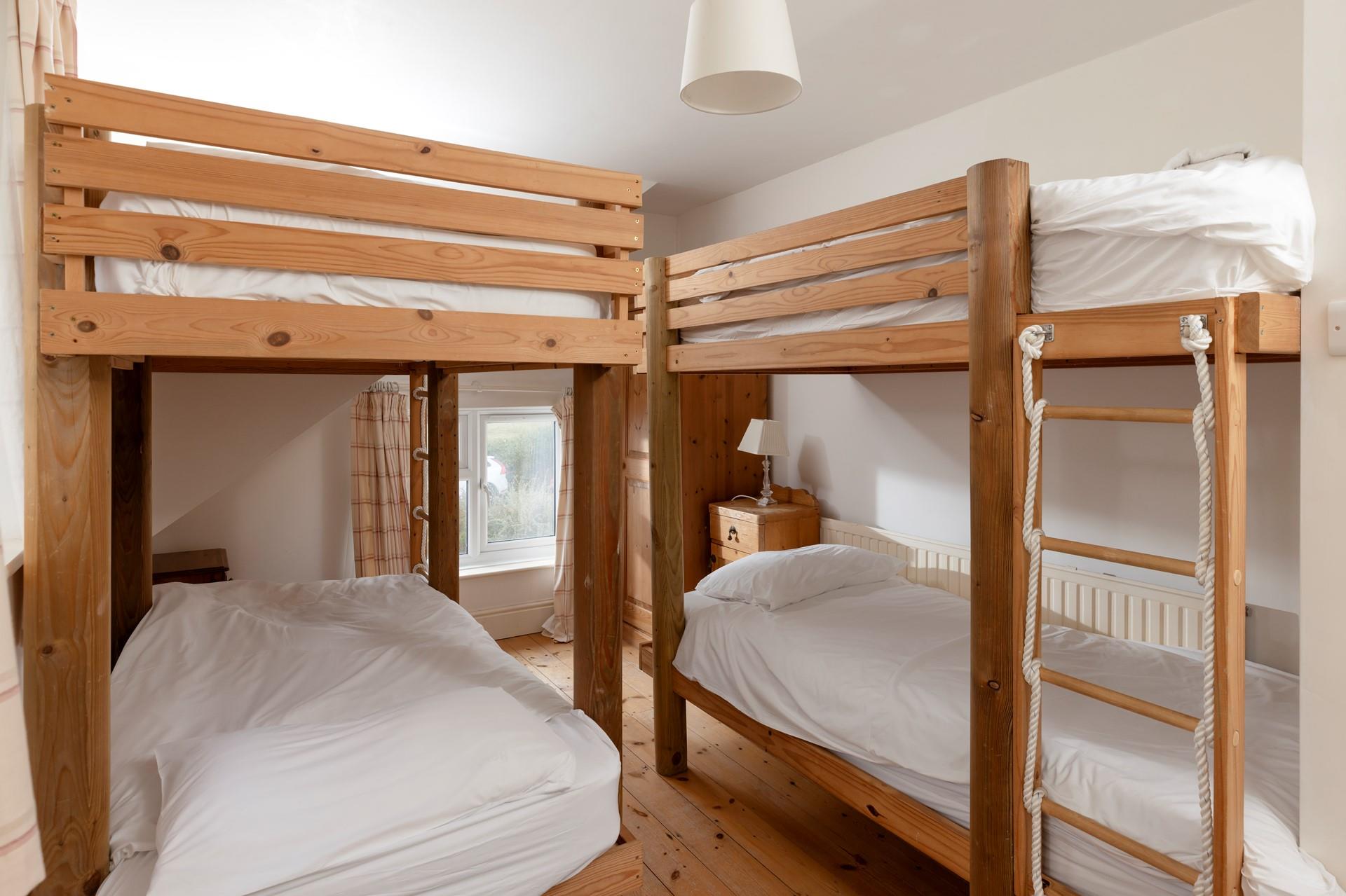 The kids will love the bunk beds in bedroom 4!