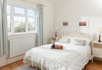 Sip your first coffee of the day in bed whilst pondering the day's plans.