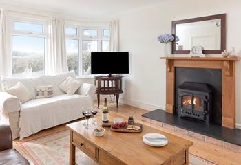 Gather the family around in the sitting room for a movie night, don't forget the popcorn!