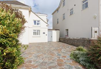 There is plenty of parking available at Down House.