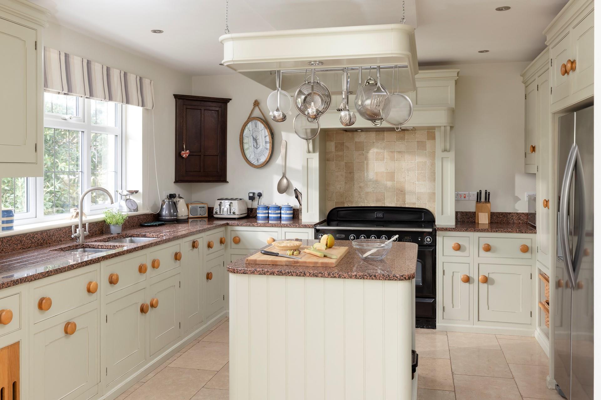 The kitchen is spacious and fully equipped for cooking up a storm!