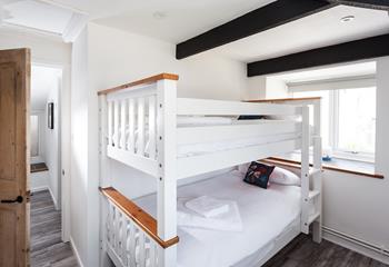 The bunk beds are perfect for the little ones who will be exhausted after days of exploring.