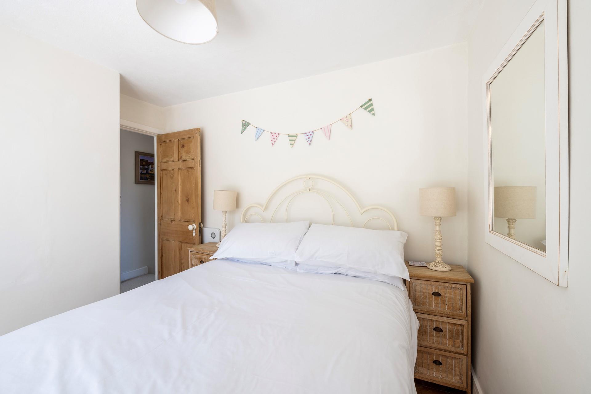 Bedroom 2 has a double bed to tuck into each evening.