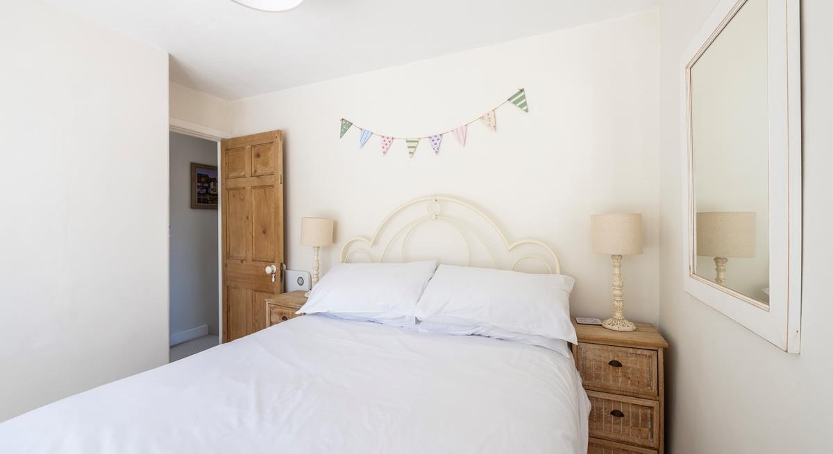 Bedroom 2 has a double bed to tuck into each evening.