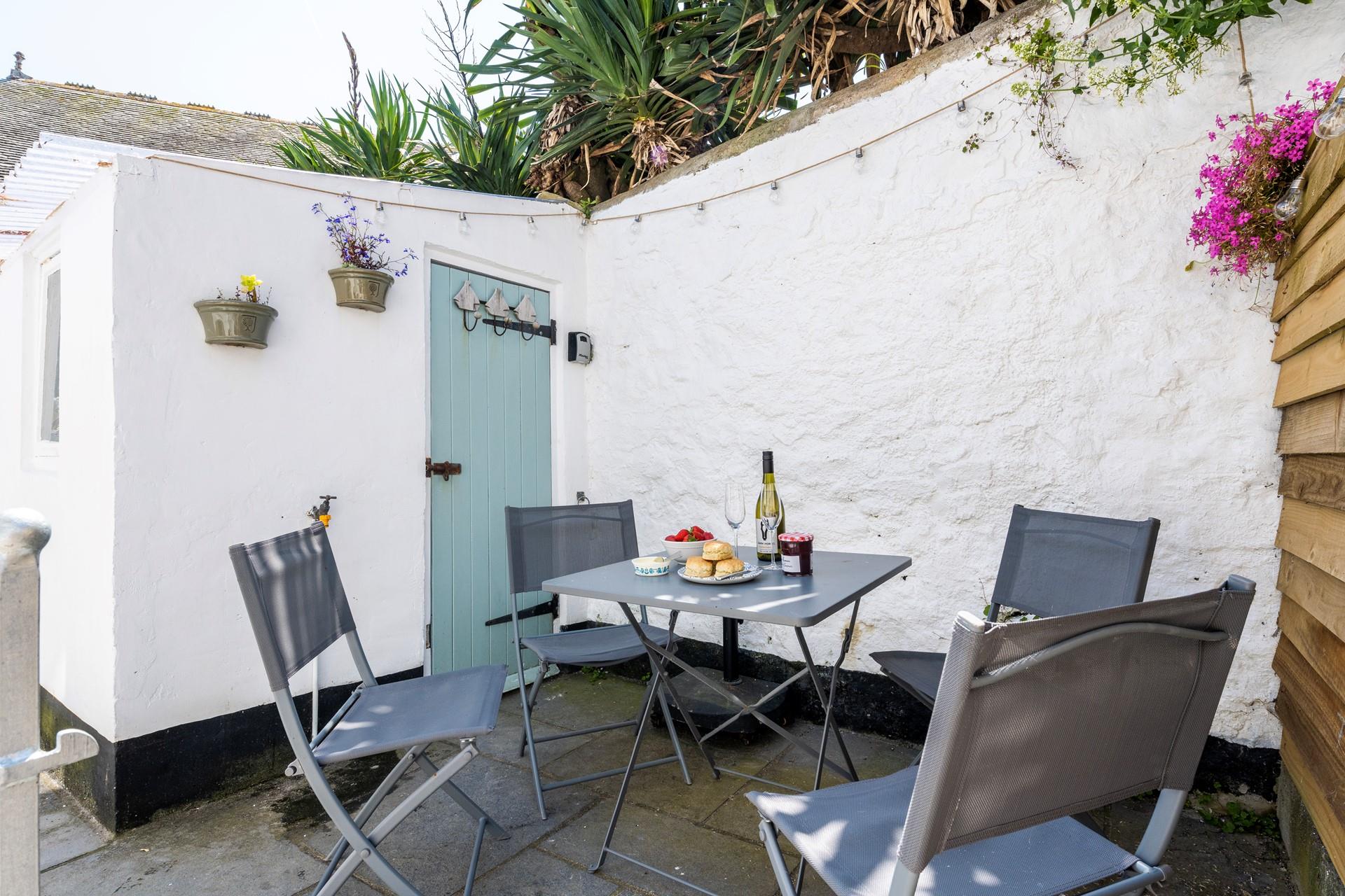 Pour yourself a glass of wine and soak up the sunshine.