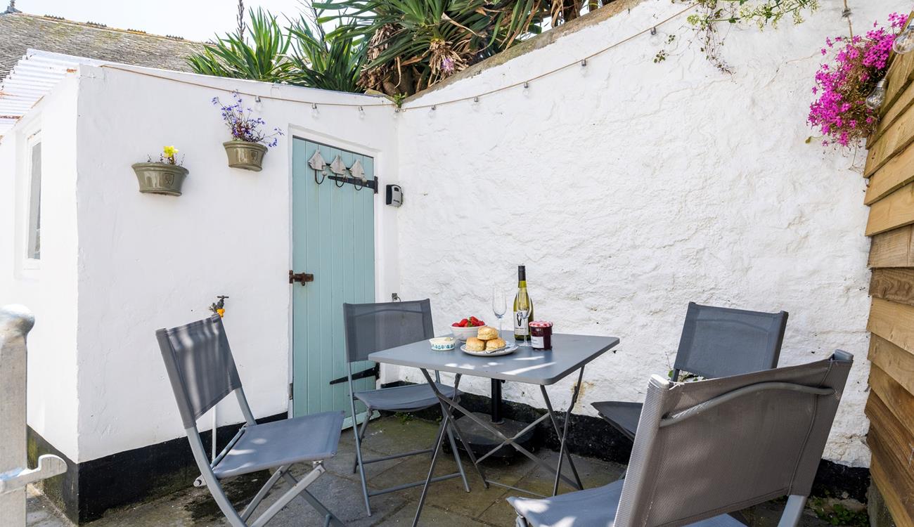 Pour yourself a glass of wine and soak up the sunshine.