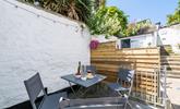 Long lazy lunches can be enjoyed al fresco on the suntrap patio. - Thumbnail Image