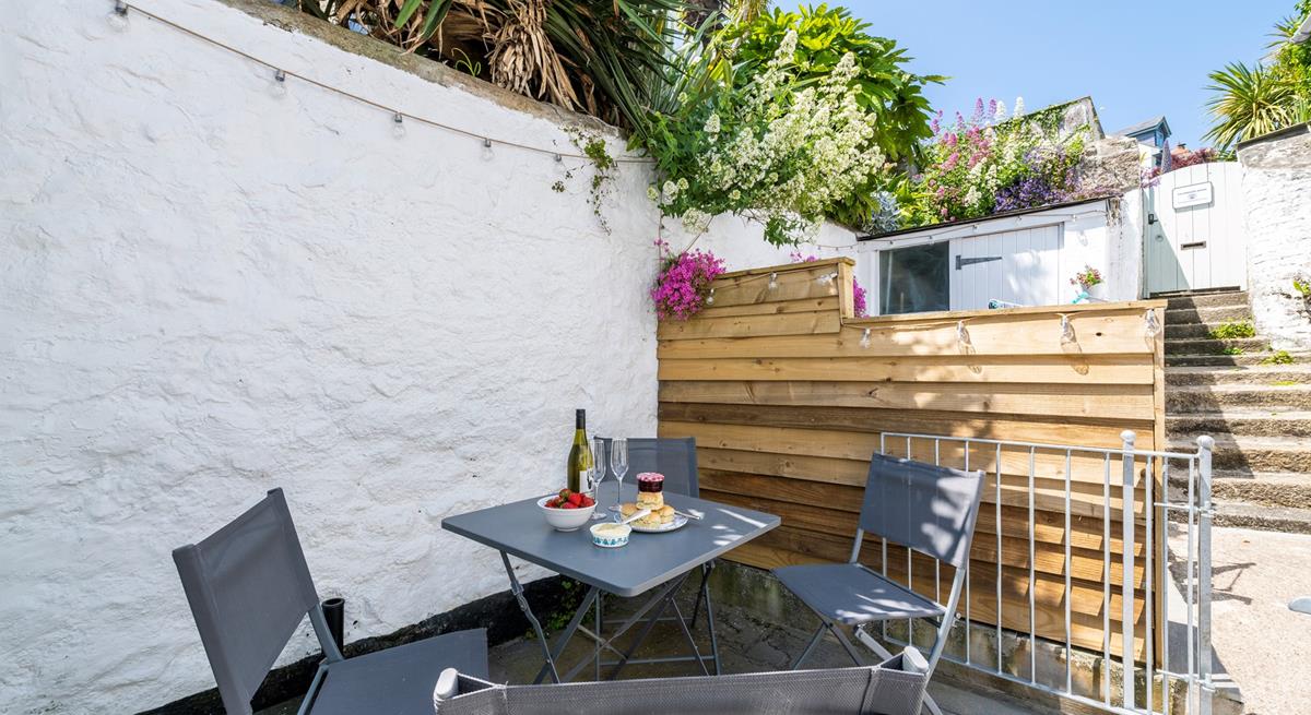 Long lazy lunches can be enjoyed al fresco on the suntrap patio.