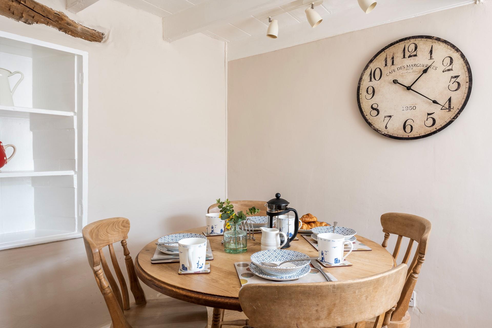 Start the day with a fresh cup of coffee and warm pastries.