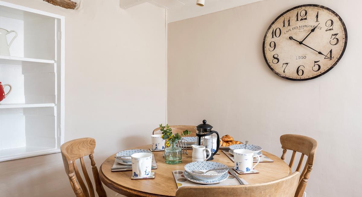 Start the day with a fresh cup of coffee and warm pastries.