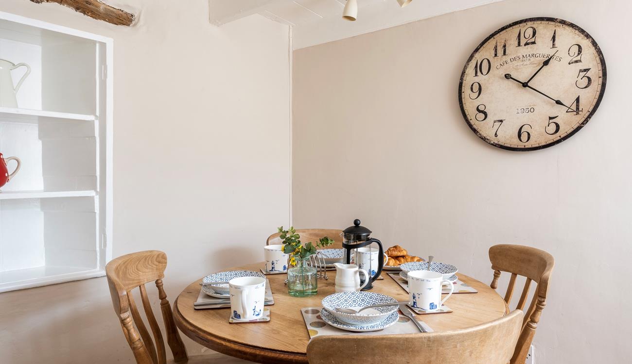 Start the day with a fresh cup of coffee and warm pastries.