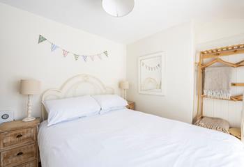 Sink into the soft sheets dreaming of your next Cornish adventure.