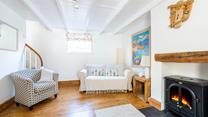 The sitting room is the perfect base to come back to after days on the beach.